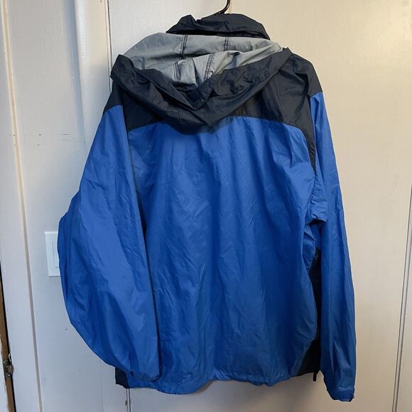 Columbia Glennraker Lake Rain Blue Waterproof Windbreaker Jacket Size XL - Picture 5 of 8